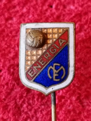 Insigna (veche) fotbal - &amp;quot;ENERGIA ELECTRO MOTOR&amp;quot; TIMISOARA foto