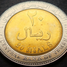 Moneda exotica 20 RIALS - YEMEN, anul 2004 *cod 937 = A.UNC