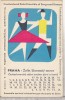 Bnk cld Calendar de buzunar 1968 - Cehoslovacia - Ansamblul de cantece si dansuri