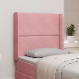 vidaXL Ureche pentru Tăblie Roz 80 x 16 x 4 cm Catifea 346615