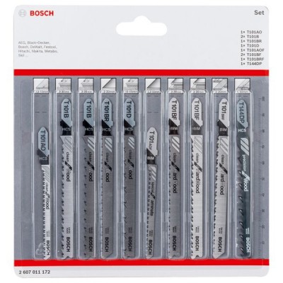 BOSCH Set 3 panze fierastrau vertical, tija de prindere T, diametru 100-132 mm foto