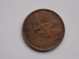 &frac14; Pence (Farthing) 1944 IRLANDA, Europa