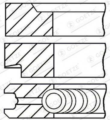 SEGMENT MOTOR FI95 U445 GOETZE foto