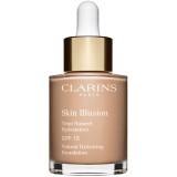 Cumpara ieftin Clarins Skin Illusion Natural Hydrating Foundation makeup radiant cu hidratare SPF 15 culoare 109C Wheat 30 ml