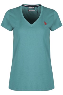 Tricou femei U.S. Polo Assn. Leja verde foto