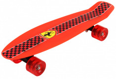 Penny board Ferrari rosu foto