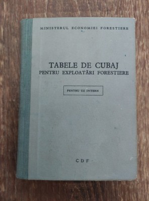 Tabele de curbaj pentru exploatari forestiere - 1965 foto