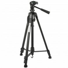 Trepied foto telescopic Weifeng WT-3520 universal 54 -140 cm, negru, husa... foto