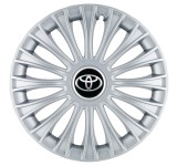 Cumpara ieftin Set 4 Capace Roti, potrivite jantelor de R14, pentru Toyota, model dino cromat, Autohelix MSA