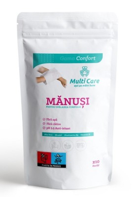 MULTI CARE CONFORT MANUSI SPALAREA CORPULUI 10BUC foto