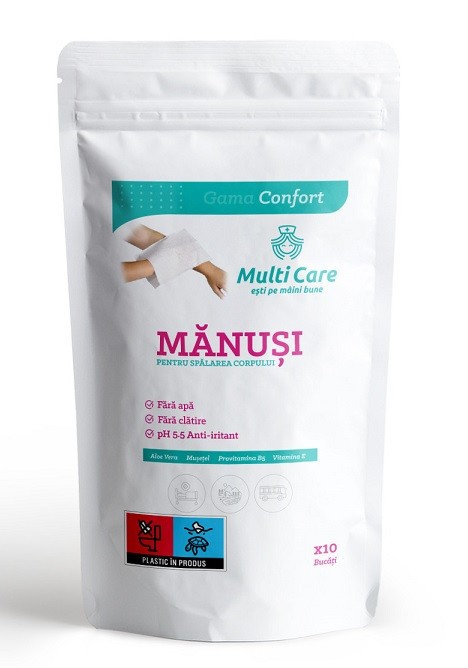 MULTI CARE CONFORT MANUSI SPALAREA CORPULUI 10BUC