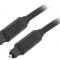 Cablu Toslink Optic Aurit 2m Negru