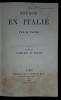 VOYAGE EN ITALIE par H.TAINE, TOME II, FLORENCE ET VENICE - PARIS, 1866