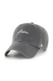 47 brand șapcă de baseball din bumbac Phrase Base Runner Icon culoarea gri, uni, XX-BSRIC1411GWS-GHA