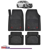 Covorase Auto TeamCar&reg; Tip Tavita Compatibile Skoda Kamiq Generatia I (2019&ndash;2025) Negru Material Rezistent, Cauciuc