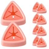 Cumpara ieftin Set 10 Agatatori pentru Prosoape, Autoadezive, Impermeabile, Montaj pe Perete, Sistem Push Free, Roz