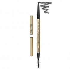 Creion sprancene retractabil Ucanbe Ultra Point Micro Eyebrow Pencil, Nuanta Soft Black foto