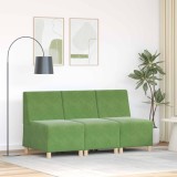 VidaXL Unitate Sofa Modulară Fără Brațe 3 pcs Lysegr&oslash;nn