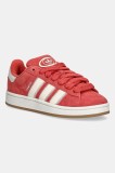 adidas Originals sneakers din piele &icirc;ntoarsă Campus0S W culoarea roșu, JQ5805