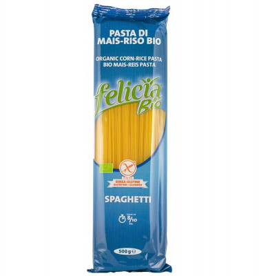 Spaghetti bio din faina de malai si orez, 500g Felicia foto