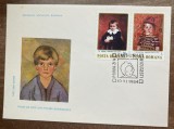 C12 - FDC Romania - Figuri de copii in pictura romaneasca - LP1113 - 1984