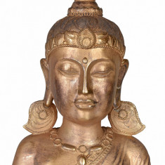 Bustul lui Buddha auriu din rasini CW624