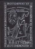 AMS - MAPA SI PLIANT CONCURSUL CEL MAI BUN VITRINIER - DECORATOR, BOTOSANI 1987 FAZA INTERJUDETEANA
