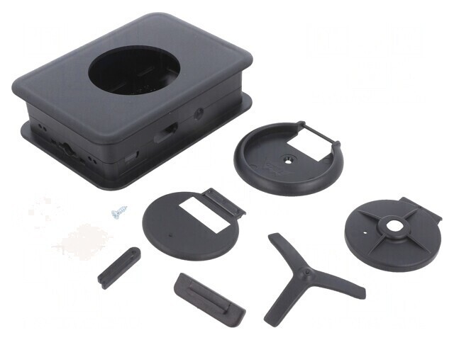 Carcasă neagră pentru calculator Raspberry Pi