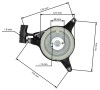 Demaror Motosapa Honda GXV120, GXV140, GXV160, MTD ThorX 35 (1P61) Roco Compatibil 28400-ZG9-802, 28400-ZG9-803