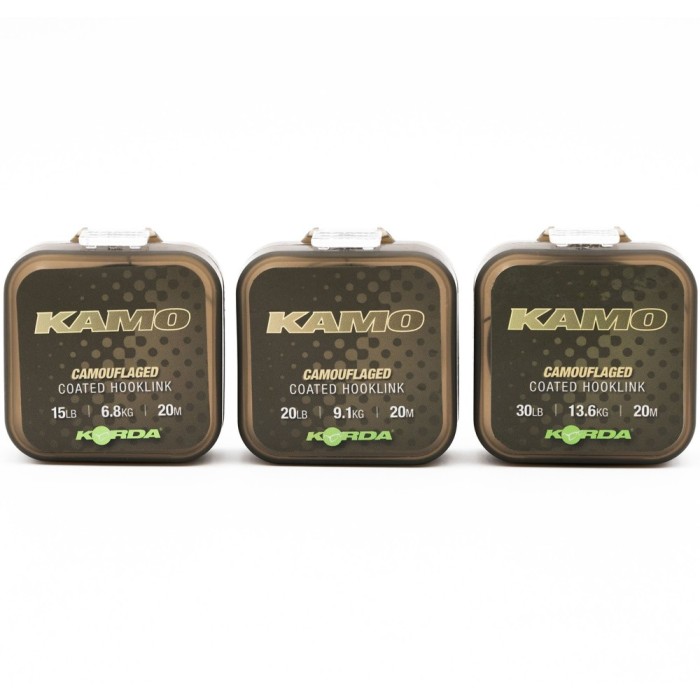 Fir Textil KORDA Kamo coated Hooklink, 30lbs, 20m/rola