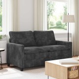 vidaXL Canapea Gri &icirc;nchis 156 x 81 x 87,5 cm Poliester 42028867