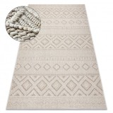 Covor JERSEY 19234 bej - Romburi, structurale, bucla BOHO, 160x220 cm