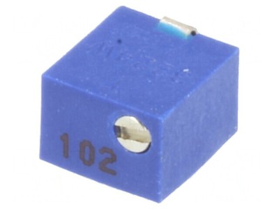 Potentiometru Vertical Multitura 1k&amp;Omega; 250mW SMD foto