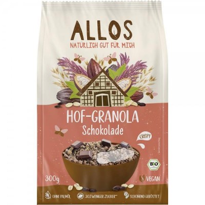 Granola cu Ciocolata Eco 300 grame Allos foto
