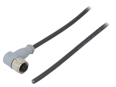 Conector M12 mamă cu cablu 2m foto
