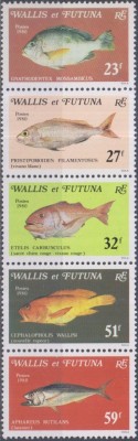 Timbre cu pești din Wallis&amp;amp;Futuna foto