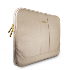 Husa Pouch Guess Saffiano Collection, pentru Apple MacBook 13&amp;quot;-13.3&amp;quot;, Bej foto