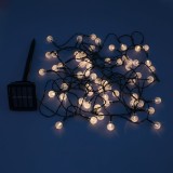 Instalație Lumini LED, 60 Beciuri, Senzor de Lumină, 2 Funcții, Lungime 5.9m, Alb Cald, Oem