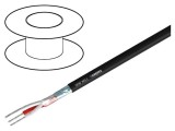 Cablu DMX 110&Omega; Negru 200m