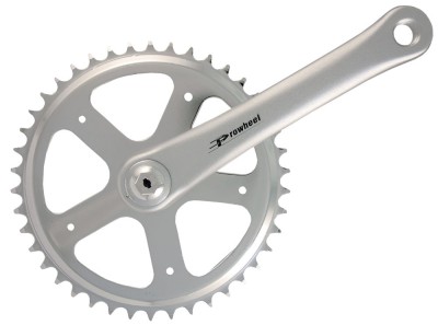Pedalier Prowheel, 42T 3/32, brat 170mm, aluminiu, ax patrat Cod:42157110KRM foto