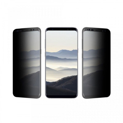 Folie de sticla 5D Samsung Galaxy S8 Plus, Privacy Glass , folie duritate 9H foto