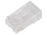 Conector RJ45 Cat 5e 8p8c Mufă de Trecere, QOLTEC