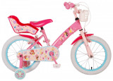Bicicleta pentru copii Disney Princess, 16 inch, culoare roz, frana de mana fata PB Cod:21609-CH-IT