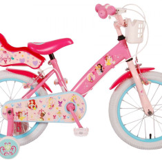 Bicicleta pentru copii Disney Princess, 16 inch, culoare roz, frana de mana fata PB Cod:21609-CH-IT