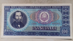 BANCNOTA 100 LEI 1966-ROMANIA (A.0003) foto