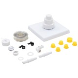 Cumpara ieftin Fantana greceasca pentru piscina, 13 piese, alb