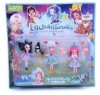 Set 3 Papusi Mini Enchantimal, Inaltime 11cm, Plastic Netoxic, Recomandat Peste 3 Ani, Origine China