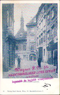 CP509N Wien Sch&amp;ouml;nlaterngasse postcard uncirculated foto