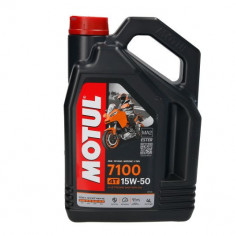 (PL) Ulei de motor 4T 4T MOTUL 7100 SAE 15W50 4L SN JASO MA-2 ESER Sintetic