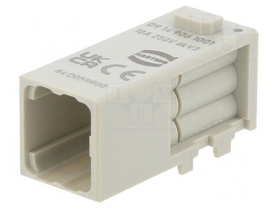 Conector HDC Modular Domino 6 PIN 1 Modul foto